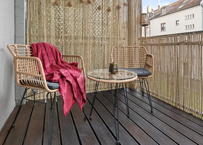 Stilvolles Wohlfuehl-apartment Mit Balkon Apartament